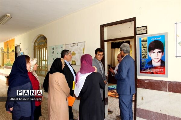 بازدید مسئولان آموزش و پرورش شهرستان بوشهر از اسکان مسافران در مدارس