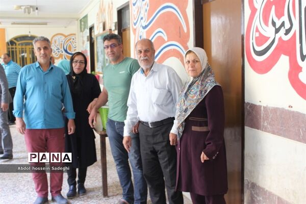 بازدید مسئولان آموزش و پرورش شهرستان بوشهر از اسکان مسافران در مدارس