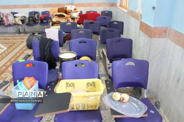 بازدید مسئولان آموزش و پرورش شهرستان بوشهر از اسکان مسافران در مدارس