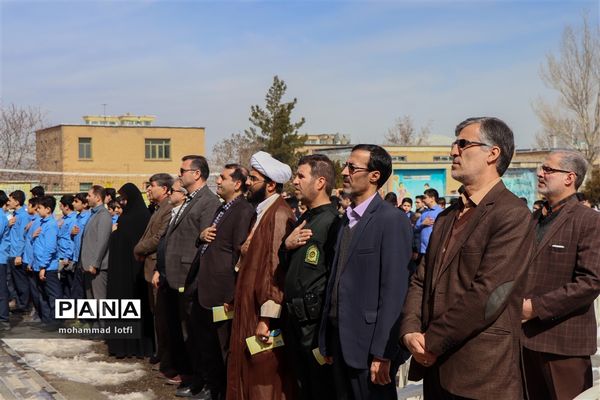 برگزاری مانور پیشگیری از حوادث چهارشنبه‌سوری در همدان