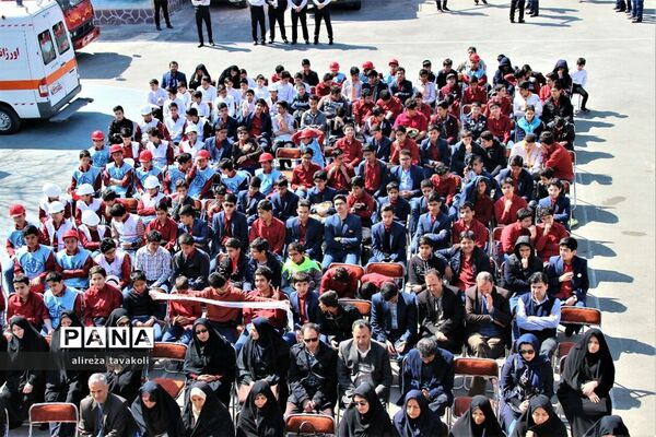مانور استانی پیشگیری از حوادث چهارشنبه آخر سال در مشهد