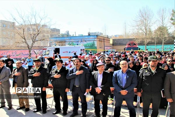 مانور استانی پیشگیری از حوادث چهارشنبه آخر سال در مشهد