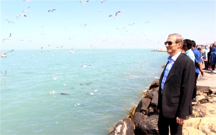 آسمان آفتابی  بوشهر پس ازروزهای بارانی