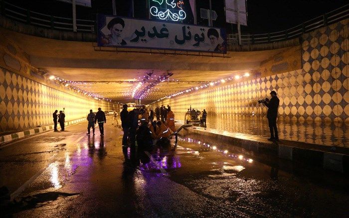 بازگشایی تونل غدیر در قم