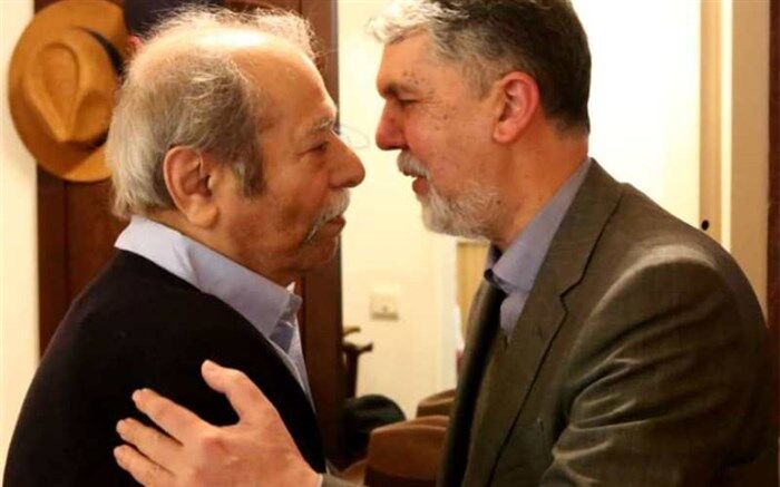 دیدار وزیر فرهنگ با دوهنرمند پیشکسوت سینما و تئاتر
