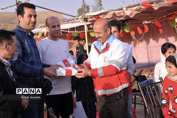 برپایی ایستگاه جمعیت جوانان هلال احمر شهرستان خوسف