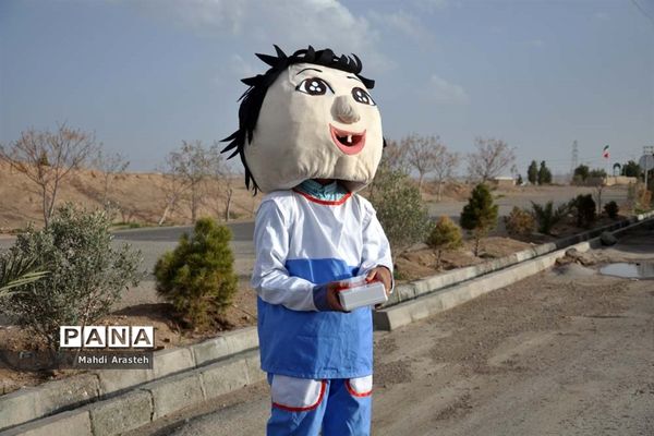 برپایی ایستگاه جمعیت جوانان هلال احمر شهرستان خوسف