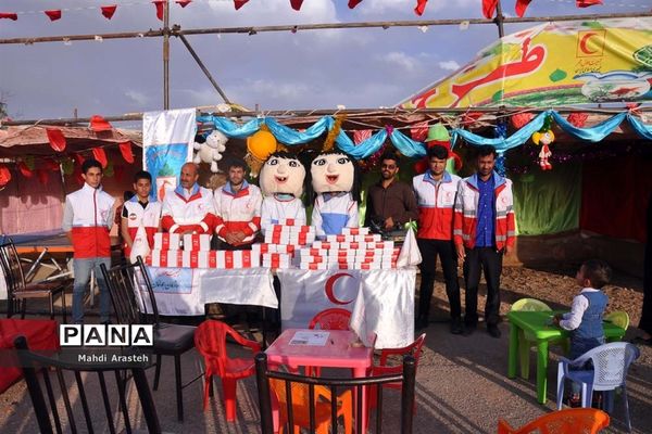 برپایی ایستگاه جمعیت جوانان هلال احمر شهرستان خوسف