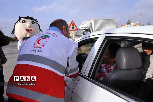 برپایی ایستگاه جمعیت جوانان هلال احمر شهرستان خوسف