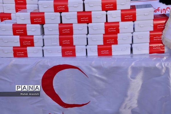 برپایی ایستگاه جمعیت جوانان هلال احمر شهرستان خوسف