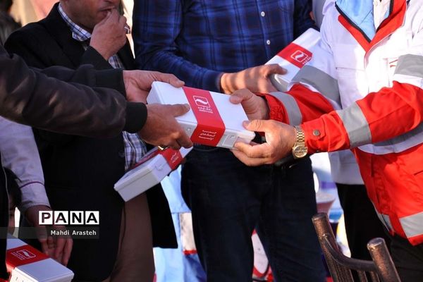 برپایی ایستگاه جمعیت جوانان هلال احمر شهرستان خوسف