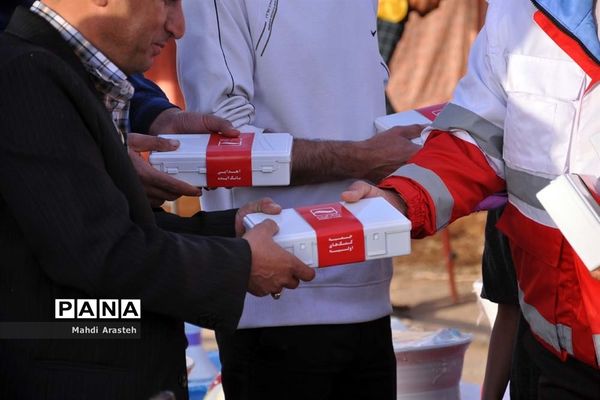 برپایی ایستگاه جمعیت جوانان هلال احمر شهرستان خوسف