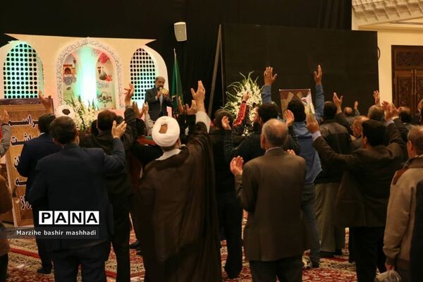 مراسم بزرگداشت جانباختگان حادثه سیل در شیراز