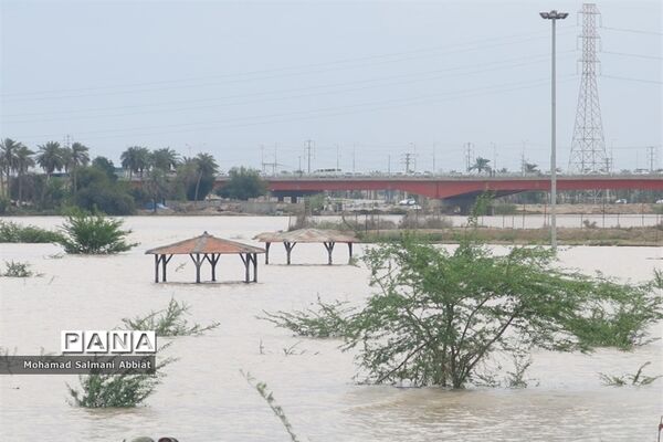 افزایش سطح آب رود کارون در اهواز