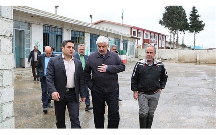 بازدید معاون وزیرآموزش و پرورش از مدارس سیل‌زده شهرستان سیمرغ مازندران