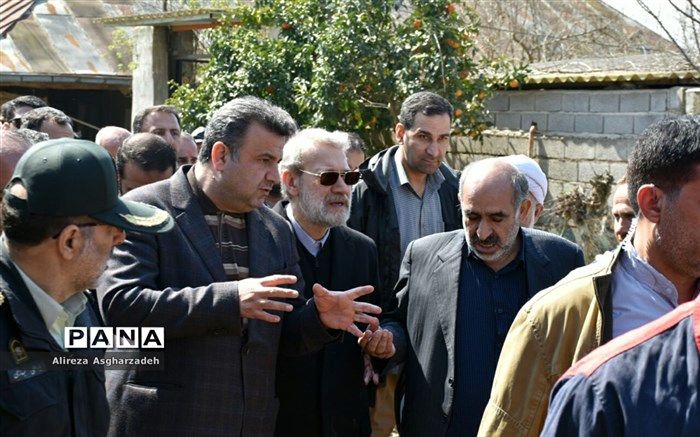 لاریجانی: سیل‌زدگان مضطرب نباشندکمک بلاعوض و تسهیلات ارزان قیمت تامین خواهد شد