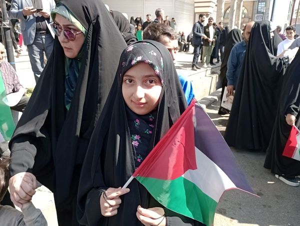 حضور پرشور کودکان در راهپیمایی روز قدس شهرستان قائمشهر