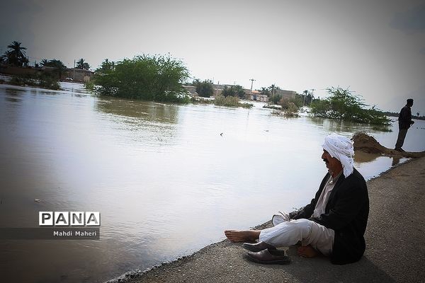نگرانی مردم از سیل احتمالی در شیبان خوزستان
