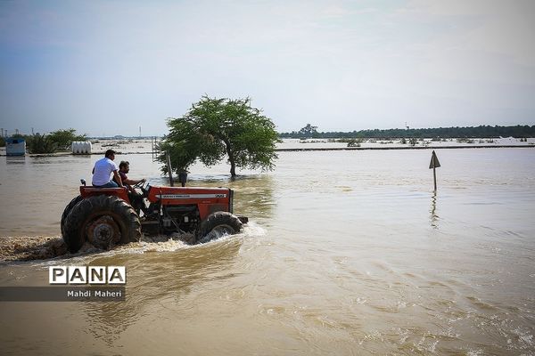 نگرانی مردم از سیل احتمالی در شیبان خوزستان