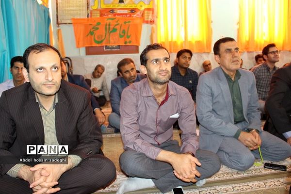 جشن میلاد حضرت  ابوالفضل و روز جانباز و حمایت از خدمات سپاه پاسداران در آموزش و پرورش استان بوشهر