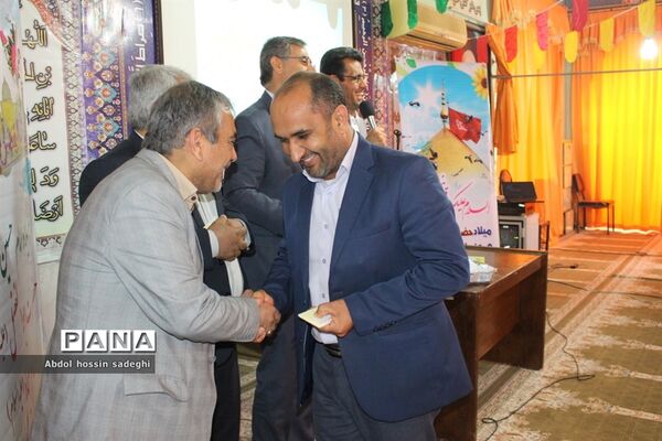 جشن میلاد حضرت  ابوالفضل و روز جانباز و حمایت از خدمات سپاه پاسداران در آموزش و پرورش استان بوشهر