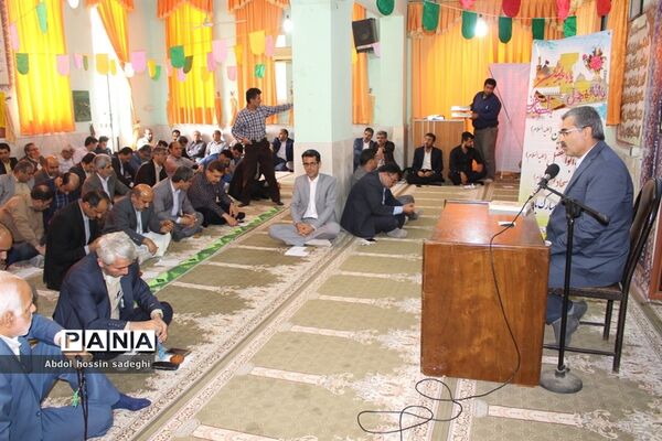 جشن میلاد حضرت  ابوالفضل و روز جانباز و حمایت از خدمات سپاه پاسداران در آموزش و پرورش استان بوشهر