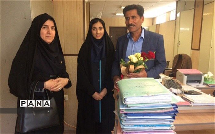 گرامیداشت روز جانباز در دبیرستان فرزانگان دوره اول