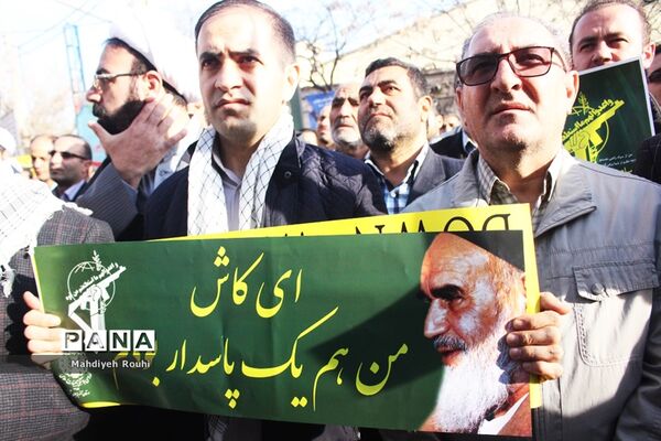 تجمع مردمی من یک سپاهی‌ام در تبریز