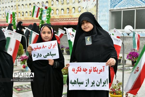 نماز جمعه و راهپیمایی مردم بابلسر