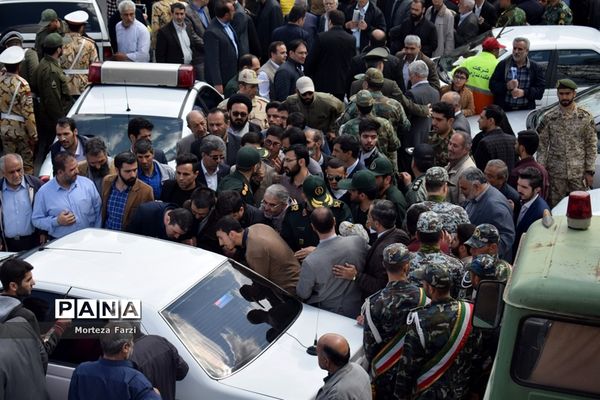 راهپیمایی مردم تبریز در حمایت از سپاه پاسداران انقلاب اسلامی