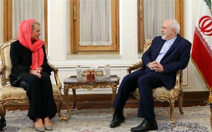 دیدار نماینده دبیرکل سازمان ملل در امور عراق با محمد جواد ظریف