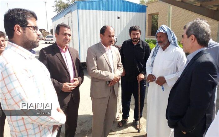 توزیع بیش از 9000 پرس غذا بین سیل زدگان دهستان دریسیه شادگان تا پایان روز پنجم اسکان سیل زدگان