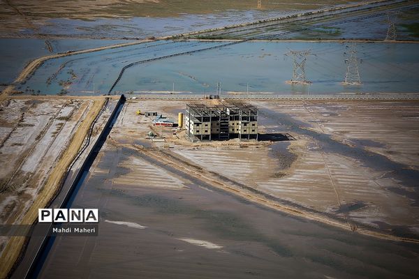 تصاویر هوایی از مناطق سیل زده استان خوزستان