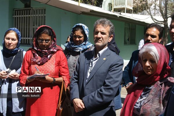 بازدید رئیس انجمن بین المللی مدارس مددکاری اجتماعی و هیات همراه از مراکز خدماتی شهرقدس