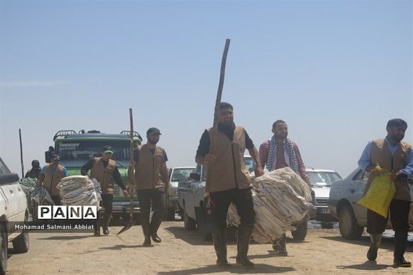روندکمک‌رسانی به روستاهای بخش اسماعیلیه اهواز