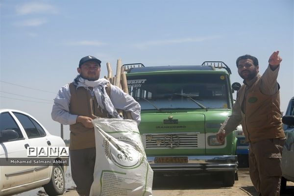 روندکمک‌رسانی به روستاهای بخش اسماعیلیه اهواز