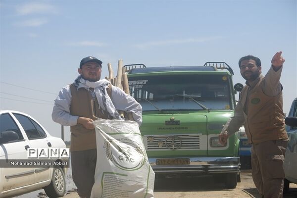 روندکمک‌رسانی به روستاهای بخش اسماعیلیه اهواز