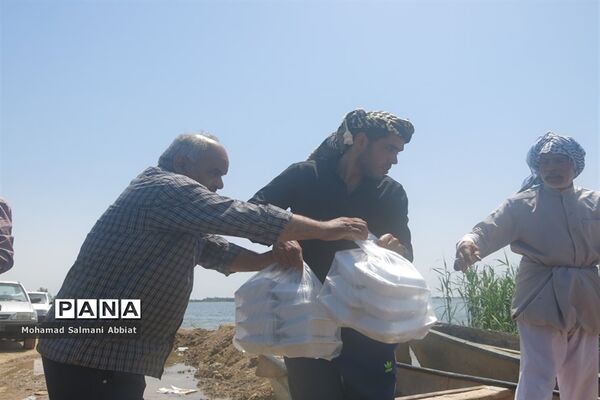 روندکمک‌رسانی به روستاهای بخش اسماعیلیه اهواز