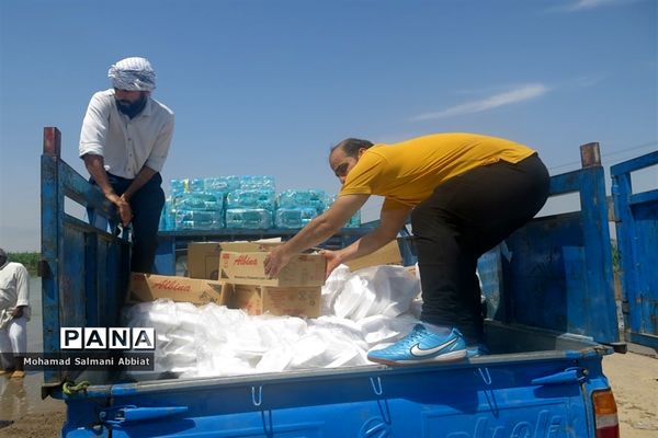 روندکمک‌رسانی به روستاهای بخش اسماعیلیه اهواز