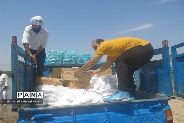 روندکمک‌رسانی به روستاهای بخش اسماعیلیه اهواز