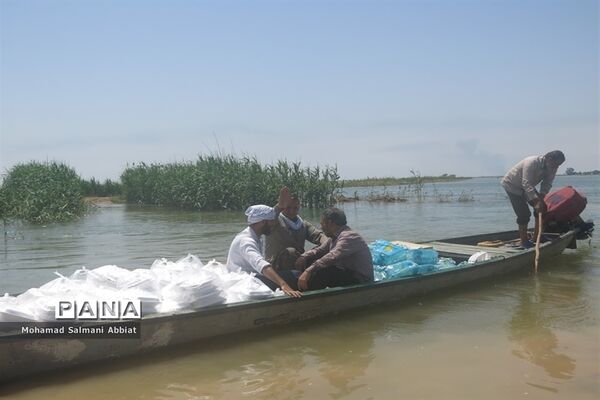 روندکمک‌رسانی به روستاهای بخش اسماعیلیه اهواز