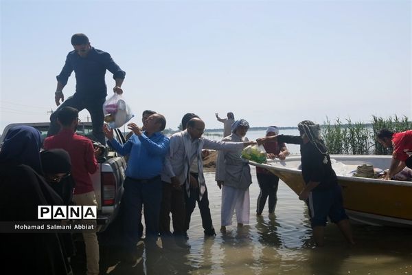 روندکمک‌رسانی به روستاهای بخش اسماعیلیه اهواز