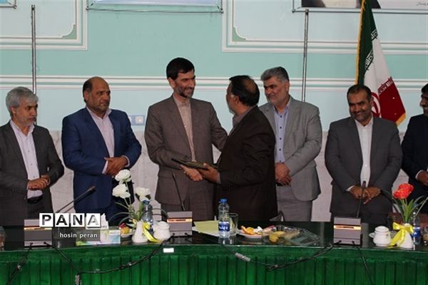 مراسم خداحافظی علیرضا نخعی از مسئولیت آموزش و پرورش سیستان و بلوچستان