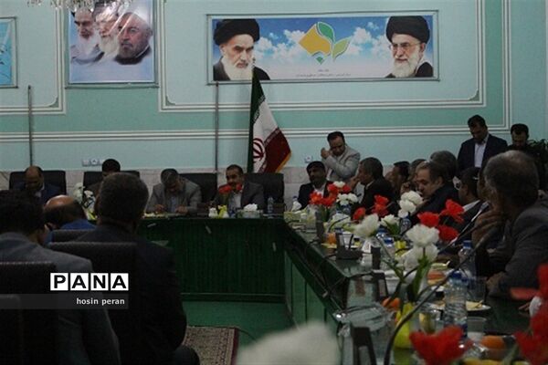 مراسم خداحافظی علیرضا نخعی از مسئولیت آموزش و پرورش سیستان و بلوچستان