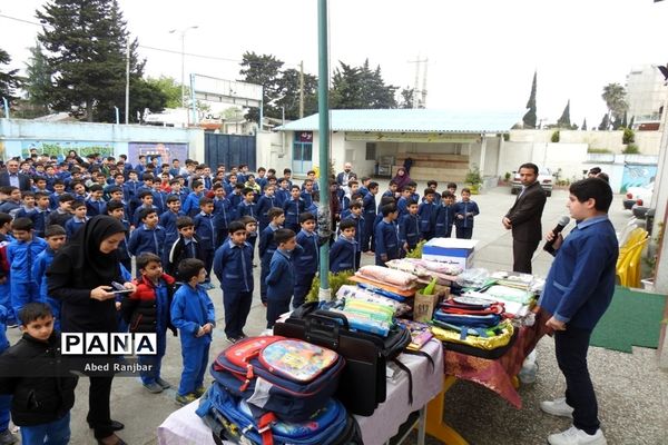 پویش ملی «سیل مهربانی همکلاسی‌ها» در دبستان امام علی (ع) رامسر