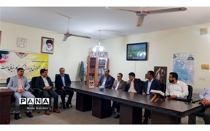 دیدار مدیران آموزش و پرورش ناحیه ۳ اهواز و حمیدیه