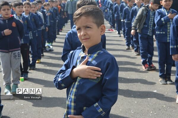 زنگ سیل مهربانی در مدرسه شاهد علی اصغر شهریار