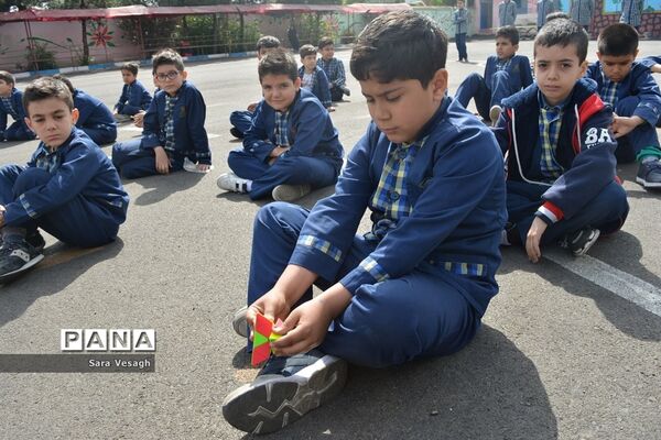 زنگ سیل مهربانی در مدرسه شاهد علی اصغر شهریار