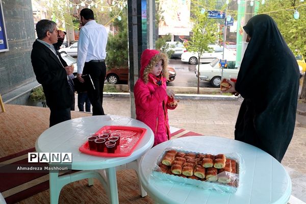 ایستگاه صلواتی سازمان دانش‌آموزی آذربایجان شرقی به مناسبت نیمه شعبان