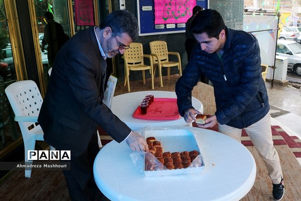 ایستگاه صلواتی سازمان دانش‌آموزی آذربایجان شرقی به مناسبت نیمه شعبان